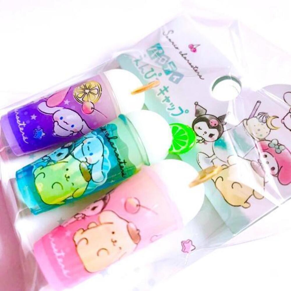Sanrio Pencil Caps, Cream Soda Theme, My Melody Kuromi Cinnamoroll, Kawaii Cover